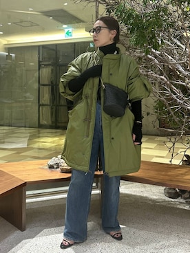 「アイテム（バングル/リストバンド）」を使った、yato-miさん（レディース・158cm・40代）の秋コーディネート