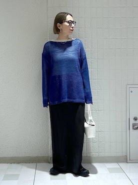 「A part by（アパートバイ）のアイテム（スカート）」を使った、yato-miさん（レディース・158cm）の春コーディネート