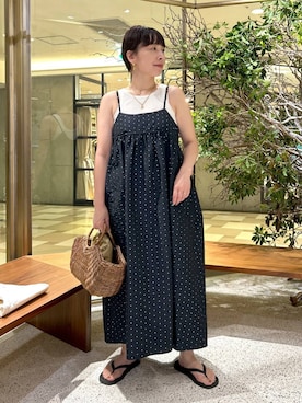 「アイテム（ワンピース/ドレス）」を使った、yato-miさん（レディース・158cm・30代）の夏コーディネート