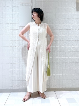「アパートバイローリーズ」｜「アイテム（オールインワン・サロペット）」を使った、yato-miさん（レディース・158cm）の春コーディネート