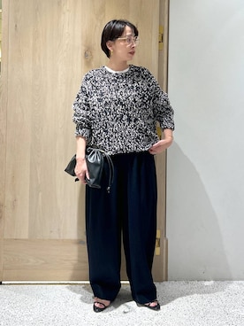 「アイテム（クラッチバッグ）」を使った、yato-miさん（レディース・158cm）の秋コーディネート