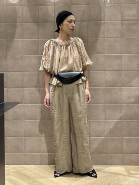 「アイテム（ヘアバンド、ブラック系）」を使った、yato-miさん（レディース・158cm）の夏コーディネート