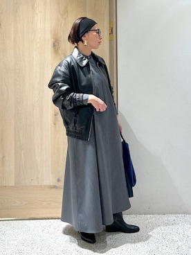 「アイテム（ピアス（両耳用））」を使った、yato-miさん（レディース・158cm・30代）の秋コーディネート