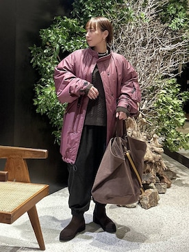 「アイテム（チョーカー）」を使った、yato-miさん（レディース・158cm・40代）の秋コーディネート