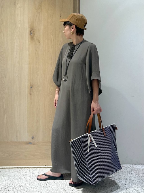 Curensology(カレンソロジー)/アセテートティードレス（ワンピース