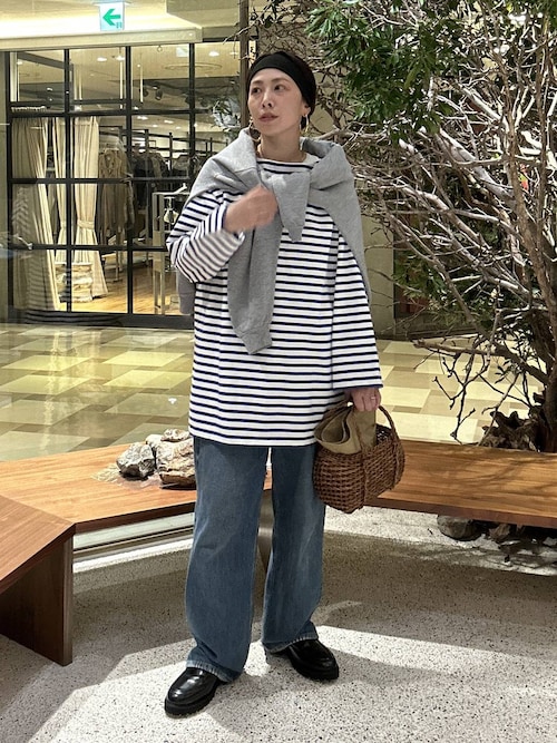 現行品⭐︎新品タグ付Curensology ＜&RC＞ボーダープルオーバー⭐︎青 Curensology｜<&RC>ボーダープルオーバー | Rakuten Fashion