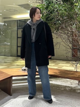 「アイテム（テーラードジャケット）」を使った、yato-miさん（レディース・158cm・40代）の秋コーディネート