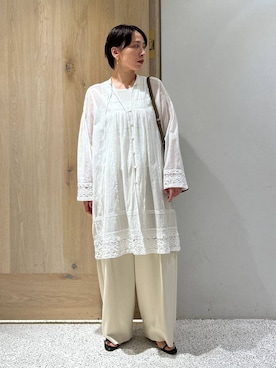 「アイテム（タンクトップ）」を使った、yato-miさん（レディース・158cm・30代）の秋コーディネート