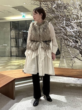 「シンプルコーデ」｜yato-miさん（レディース・158cm・30代）の冬コーディネート