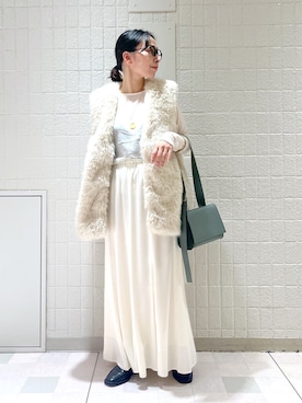 「アパートバイローリーズ」｜「アイテム（ローファー）」を使った、yato-miさん（レディース・158cm）の秋コーディネート