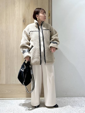 「Curensology（カレンソロジー）のアイテム（ブルゾン）」を使った、yato-miさん（レディース・158cm）の秋コーディネート