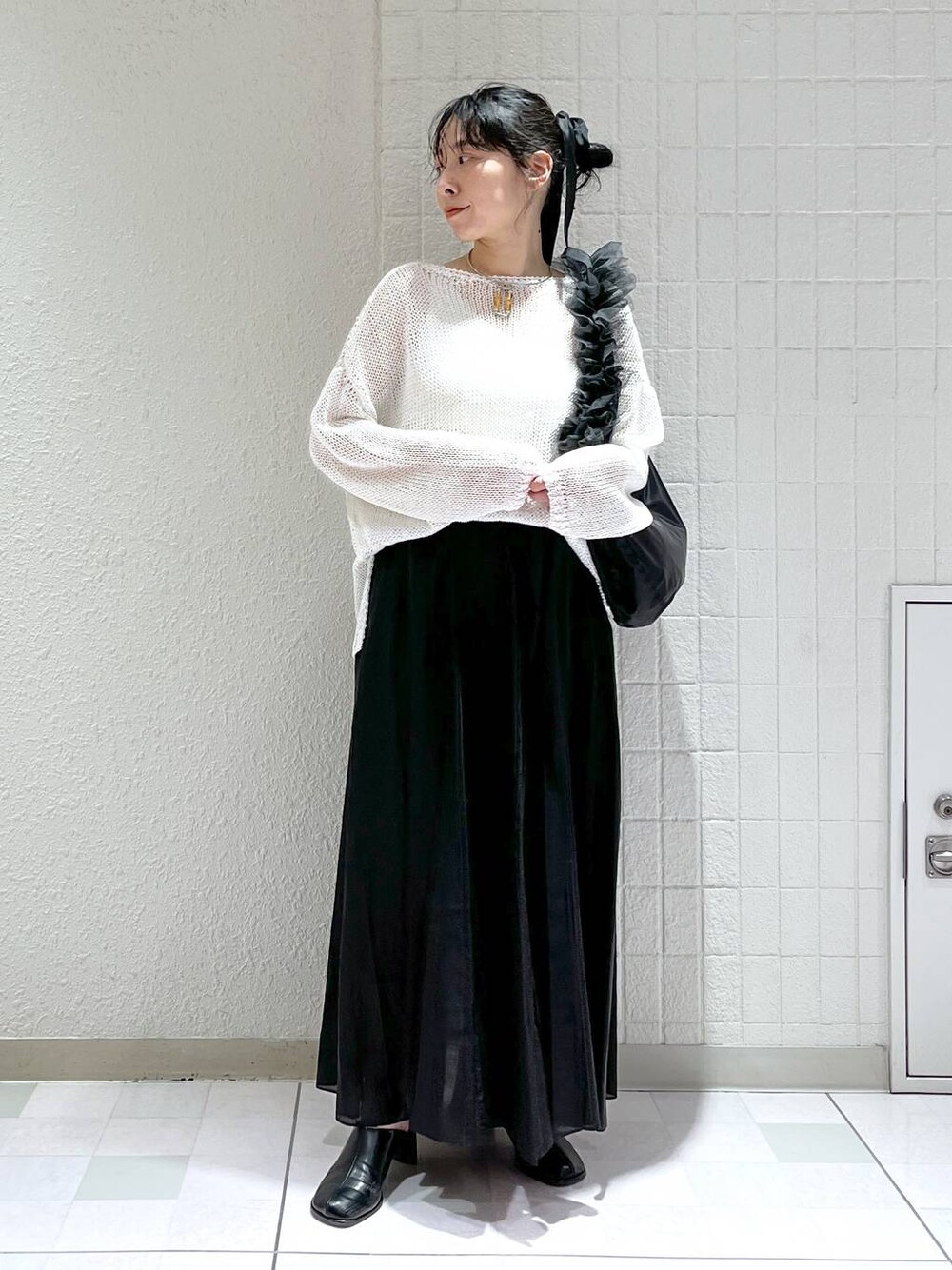 ワンランク上のコーデに♪【CHANEL】25SS リボン シュシュ シャネル CHANEL CCロゴ リボン シュシュ AA8925 ヘア