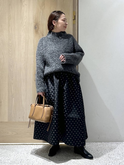 Curensology(カレンソロジー)/MIXブークレニットプルオーバー（ニット