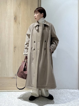 「アイテム（チョーカー）」を使った、yato-miさん（レディース・158cm・30代）の秋コーディネート