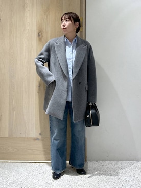 「アイテム（テーラードジャケット）」を使った、yato-miさん（レディース・158cm・40代）の秋コーディネート