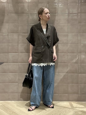 「A part by（アパートバイ）のアイテム」を使った、yato-miさん（レディース・158cm）の春コーディネート