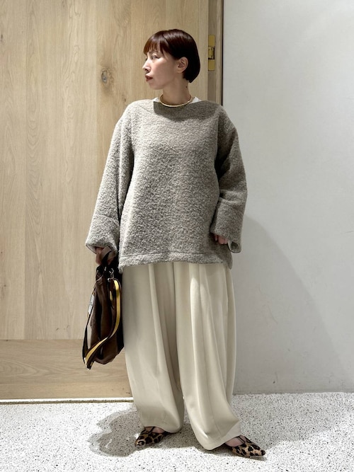 ダブルクロスドロストパンツ　カレンソロジー Curensology(カレンソロジー)｜ダブルクロスドロストパンツ