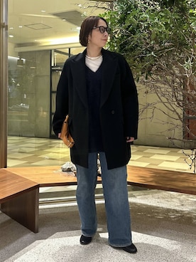 「アイテム（チョーカー）」を使った、yato-miさん（レディース・158cm・30代）の秋コーディネート