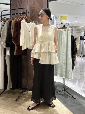 「A part by（アパートバイ）の≪追加4≫【調光・UVカット】カラーが変わる調光アソートサングラス（サングラス）」を使った、yato-miさん（レディース・158cm）の夏コーディネート