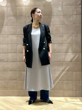 「A part by（アパートバイ）のスクエアミニショルダー（ショルダーバッグ）」を使った、yato-miさん（レディース・158cm）の夏コーディネート
