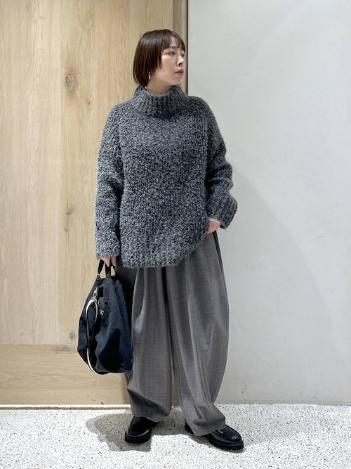 セール】Curensology(カレンソロジー)/MIXブークレニットプルオーバー