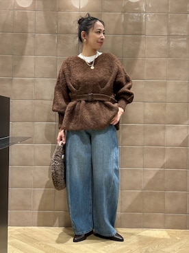 「アイテム（アクセサリー）」を使った、yato-miさん（レディース・158cm・30代）の秋コーディネート