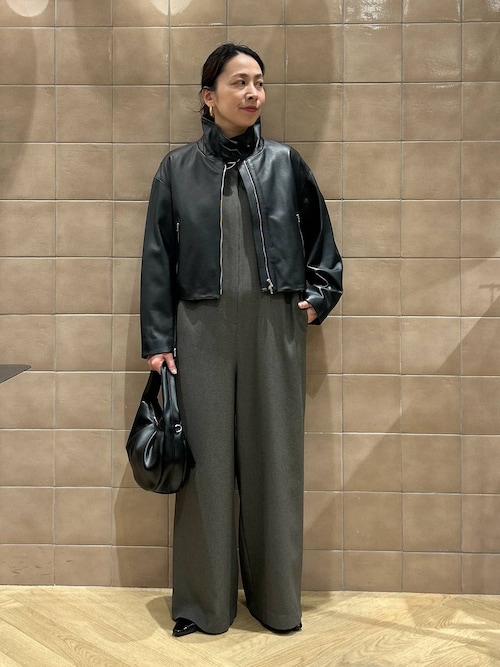 sabop clothing USA企画 テーラードジャケット レザー切替