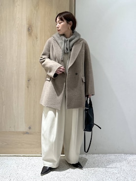 「アイテム（ニット/セーター）」を使った、yato-miさん（レディース・158cm・40代）の秋コーディネート