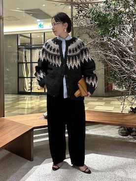 「アイテム（ボディバッグ/ウエストポーチ）」を使った、yato-miさん（レディース・158cm・30代）の秋コーディネート