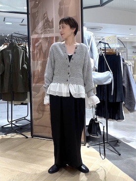 「A part by（アパートバイ）のアイテム（ブーツ）」を使った、yato-miさん（レディース・158cm）の秋コーディネート
