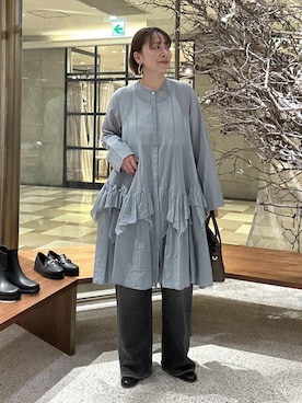 「アイテム（ピアス（両耳用））」を使った、yato-miさん（レディース・158cm・40代）の冬コーディネート