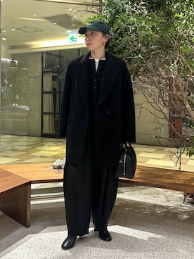 「アイテム（テーラードジャケット）」を使った、yato-miさん（レディース・158cm・40代）の冬コーディネート