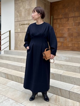 「アイテム（チョーカー）」を使った、yato-miさん（レディース・158cm・30代）の秋コーディネート