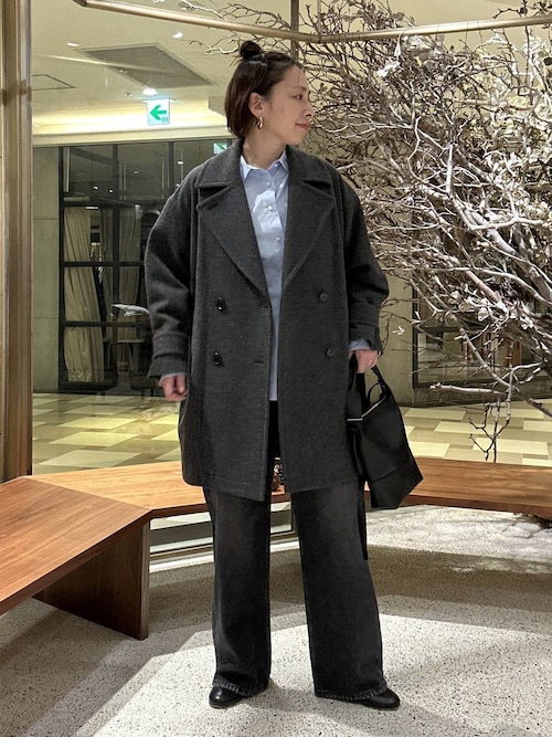 セール】Curensology(カレンソロジー)/メルトンPコート（ピーコート