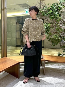 「アイテム（クラッチバッグ）」を使った、yato-miさん（レディース・158cm）の夏コーディネート
