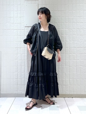 「アパートバイローリーズ」｜「アイテム（ブルゾン）」を使った、yato-miさん（レディース・158cm）の春コーディネート
