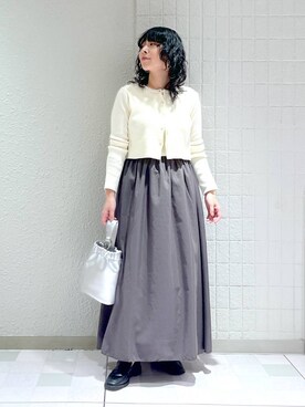 「アイテム（ワンピース/ドレス）」を使った、yato-miさん（レディース・158cm・30代）の冬コーディネート