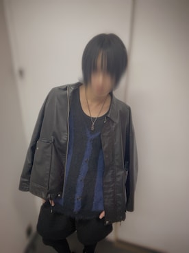 「ADRER（アドラー）のアイテム（ブルゾン）」を使った、SGさん（メンズ・170cm）の春コーディネート