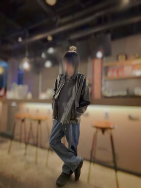 「ADRER（アドラー）のアイテム（ブルゾン）」を使った、SGさん（メンズ・170cm）の春コーディネート