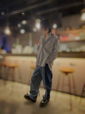 「SOCCE（ソーシー）のアイテム」を使った、SGさん（メンズ・170cm）の春コーディネート