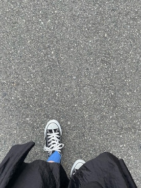 「CONVERSE（コンバース）のCONVERSE コンバース オール スター オックス / ALL STAR OX(BLACK) 32160321（スニーカー）」を使った、ａｙａｎｏ さん（レディース・156cm・20代）の夏コーディネート