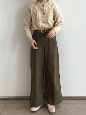 アカリと柚子さん（レディース・165cm）の春コーディネート