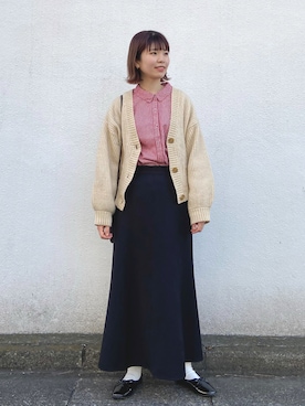 アカリと柚子さん（レディース・165cm）の冬コーディネート