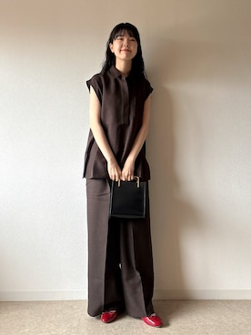 「アイテム（その他）」を使った、アカリと柚子さん（レディース・165cm）の夏コーディネート