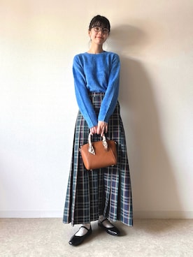 「アイテム（その他）」を使った、アカリと柚子さん（レディース・165cm）の秋コーディネート