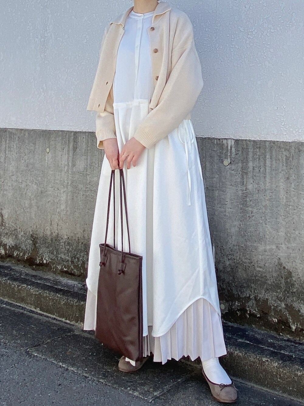 Samansa Mos2 blue（サマンサモスモスブルー）の「サイドリボンシャツ