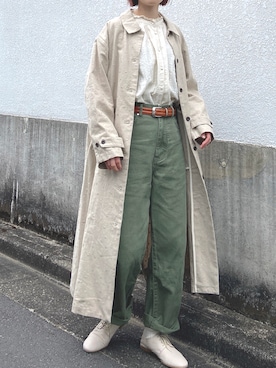 アカリと柚子さん（レディース・165cm）の春コーディネート