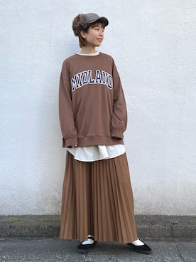 アカリと柚子さん（レディース・165cm）の冬コーディネート