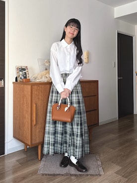 アカリと柚子さん(レディース・165cm)の秋コーディネート