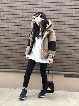 kcoさん（レディース・158cm）の冬コーディネート